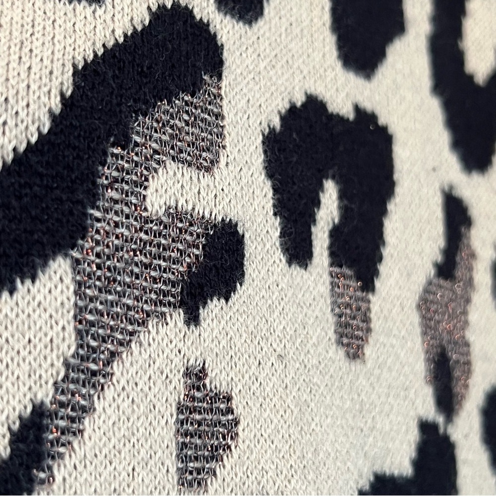 Chico's Black and Gold Metallic Cardigan - Picture 7 of 7